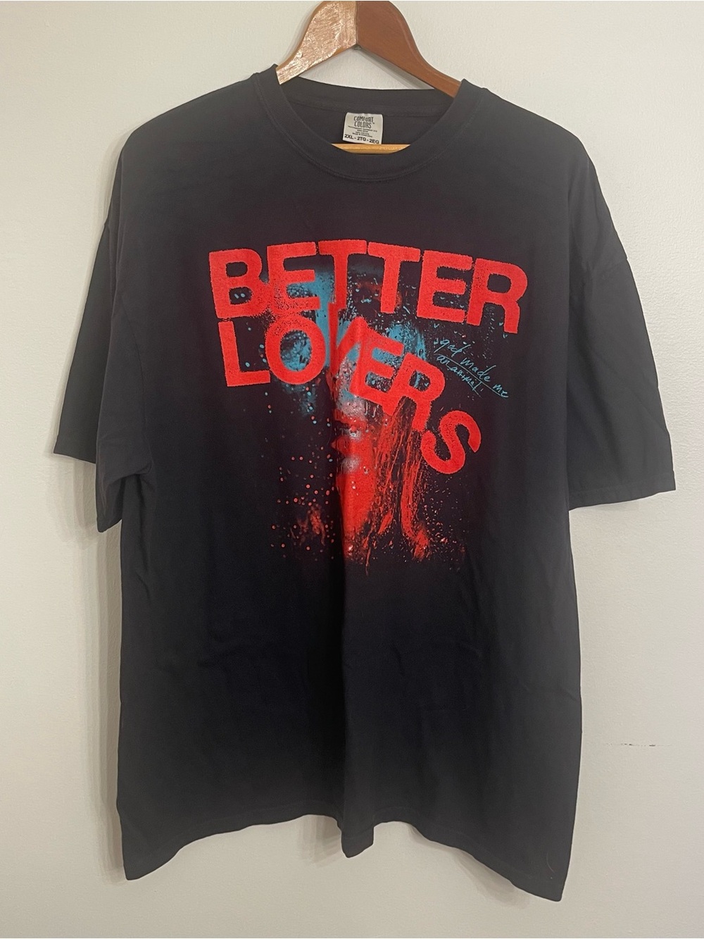 Better Lovers Band Merch God Made me an Animal tee 2X